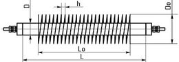 Трубчатые электронагреватели с оребрением (ТЭНР)