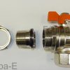 Кран шаровый латунный ВН Американка УГОЛ 1/2 HydroSta ЭЛИТ